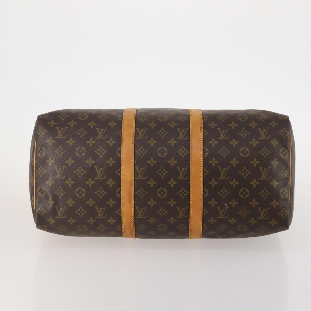 Louis Vuitton Keepall Monogram Canvas Brown Canvas Travel Bag Bag (Pre-Owned)