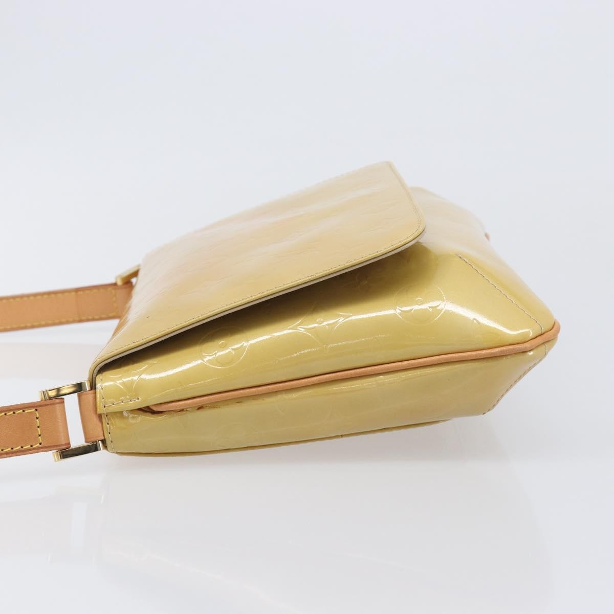 Louis Vuitton Thompson Street Monogram Vernis Beige Patent_Leather Shoulder Bag Bag (Pre-Owned)