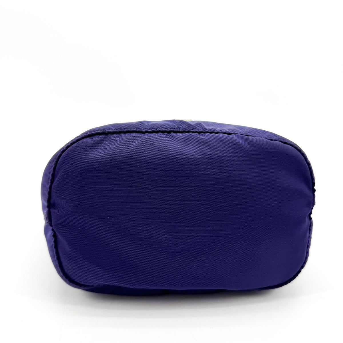 Prada Drawstring Wristlet Bucket Tessuto Navy Nylon Handbag (Pre-Owned)