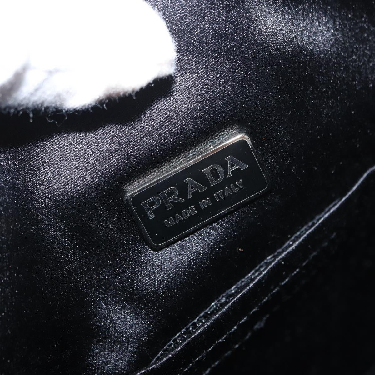 Prada Vintage Tote Nylon Black Nylon Tote Bag Bag (Pre-Owned)