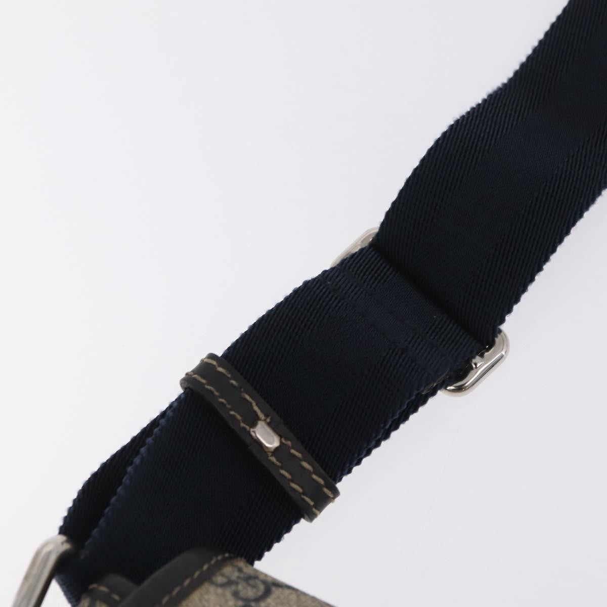 Gucci Gg Messenger Gg Coated Canvas Navy Pvc Shoulder Bag Bag (Pre-Owned)