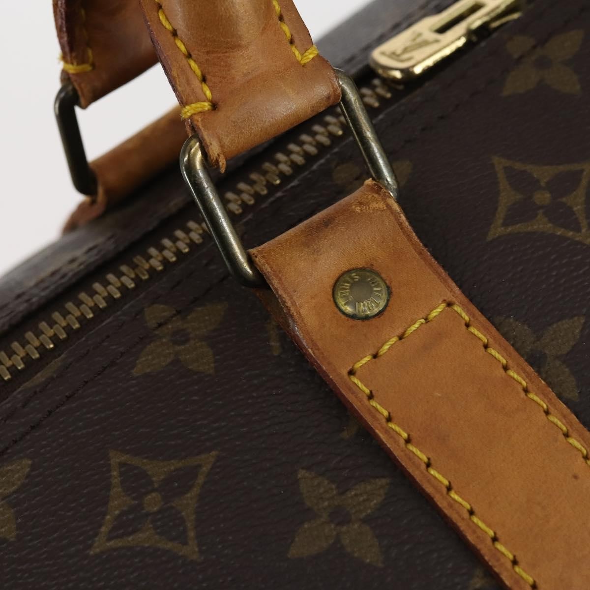 Louis Vuitton Keepall Monogram Canvas Brown Canvas Travel Bag Bag (Pre-Owned)