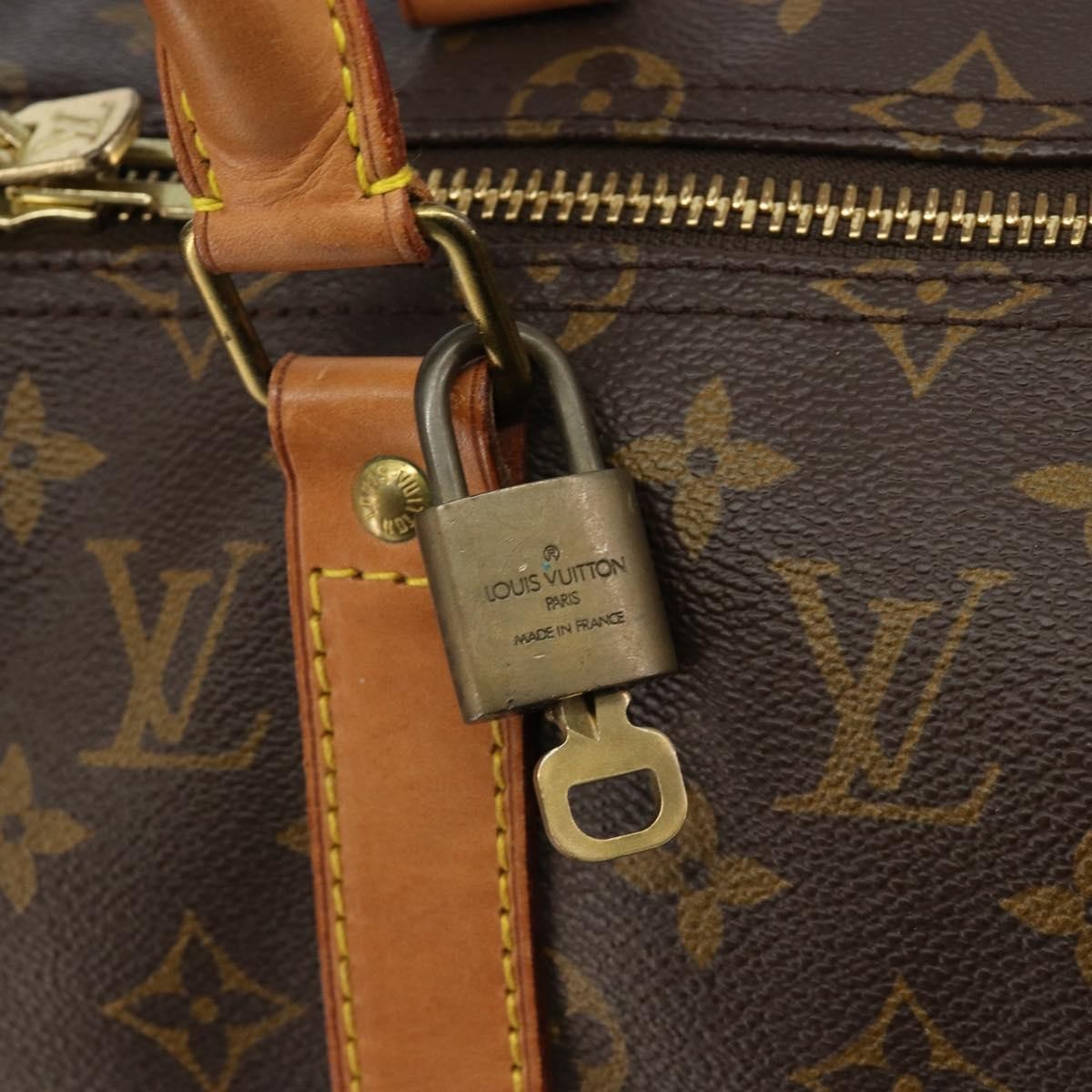 Louis Vuitton Keepall Monogram Canvas Brown Canvas Travel Bag Bag (Pre-Owned)