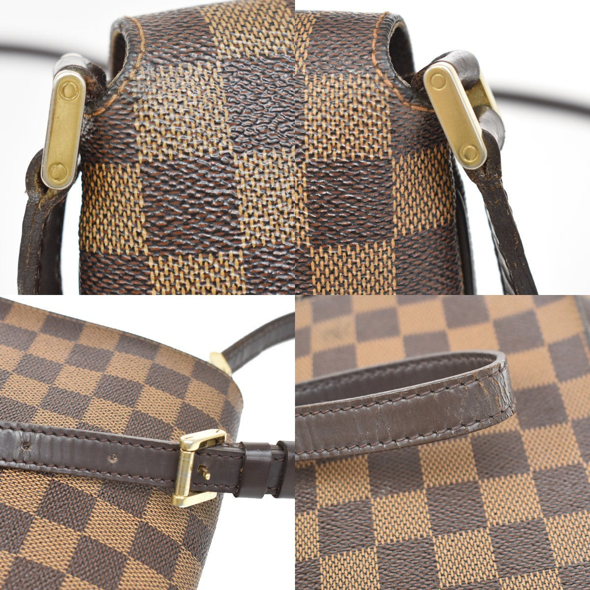 Louis Vuitton Musette Salsa Damier Brown Canvas Shoulder Bag Bag (Pre-Owned)