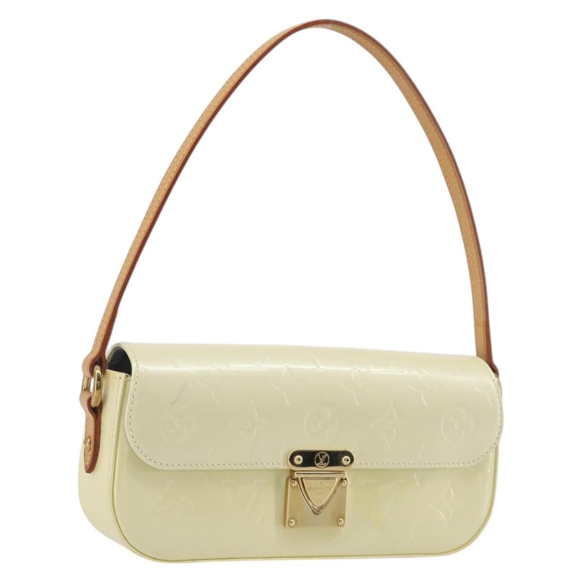 Louis Vuitton Malibu Street Monogram Patent Leather Beige Patent_Leather Shoulder Bag Bag (Pre-Owned)
