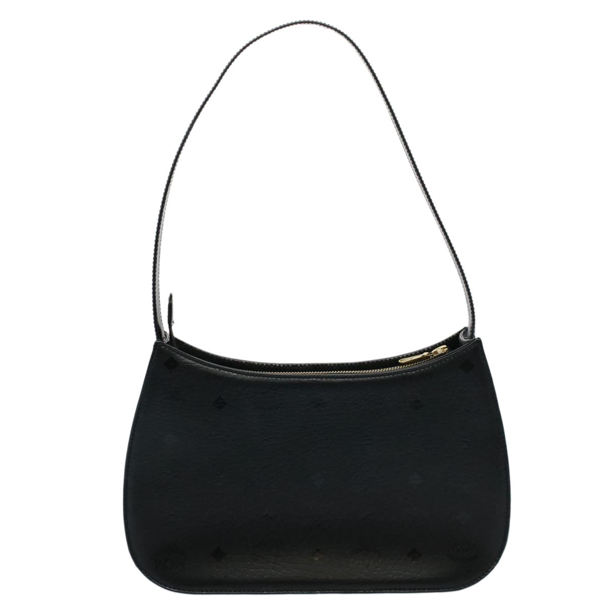 MCM Vintage Vicetos Leather Black Leather Shoulder Bag Bag (Pre-Owned)
