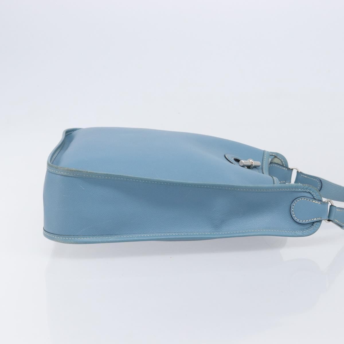 Hermes Vespa Courchevel Blue Leather Shoulder Bag Bag (Pre-Owned)