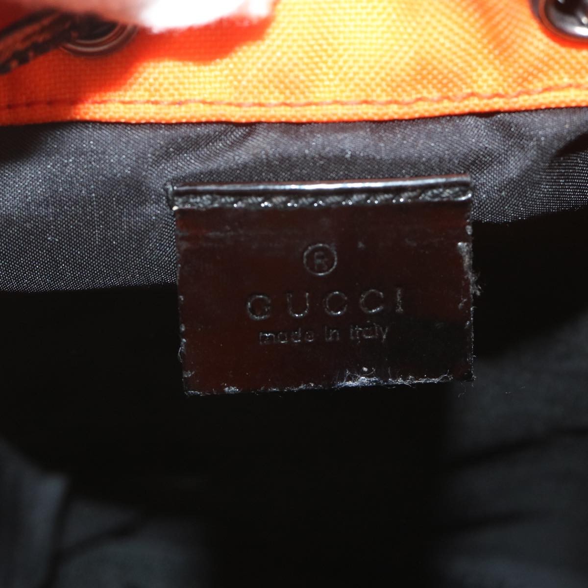 Gucci Gg Canvas Canvas Orange Canvas Clutche & Pouche Bag (Pre-Owned)