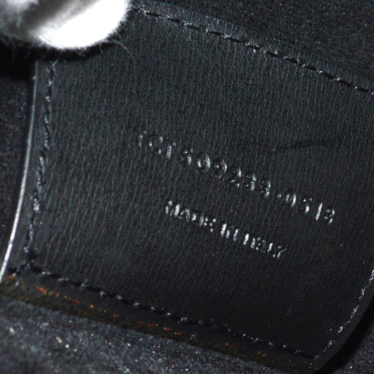 Saint Laurent Shopper Leather Black Leather Tote Bag Bag (Pre-Owned)