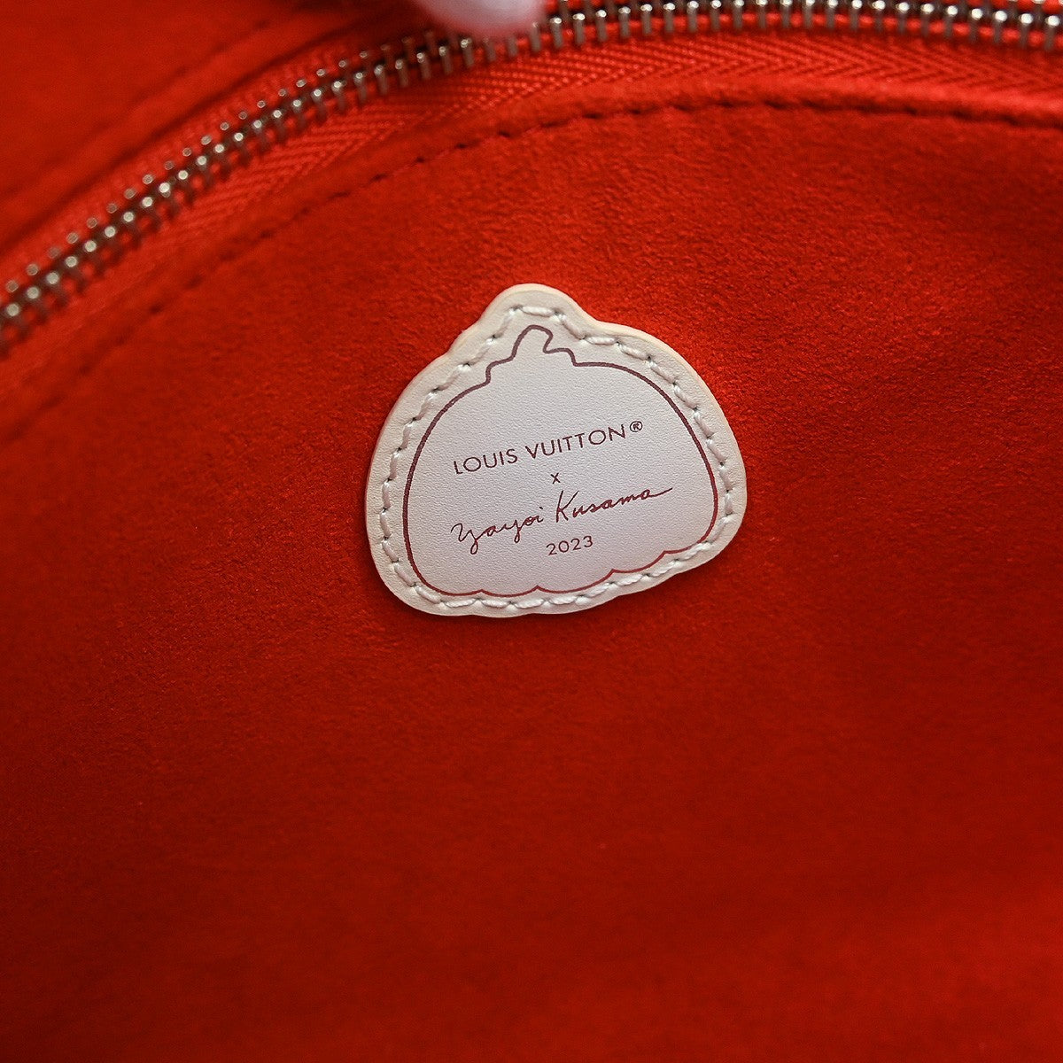 Louis Vuitton Onthego Tote Yayoi Kusama Infinity Dots Monogram Empreinte Giant Red Leather Tote Bag Bag (Pre-Owned)