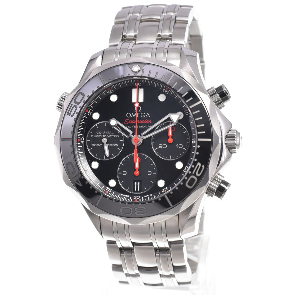 Omega Seamaster Diver 300M Chronometer Chronograph Automatic Stainless Steel Watch (Pre-Owned)