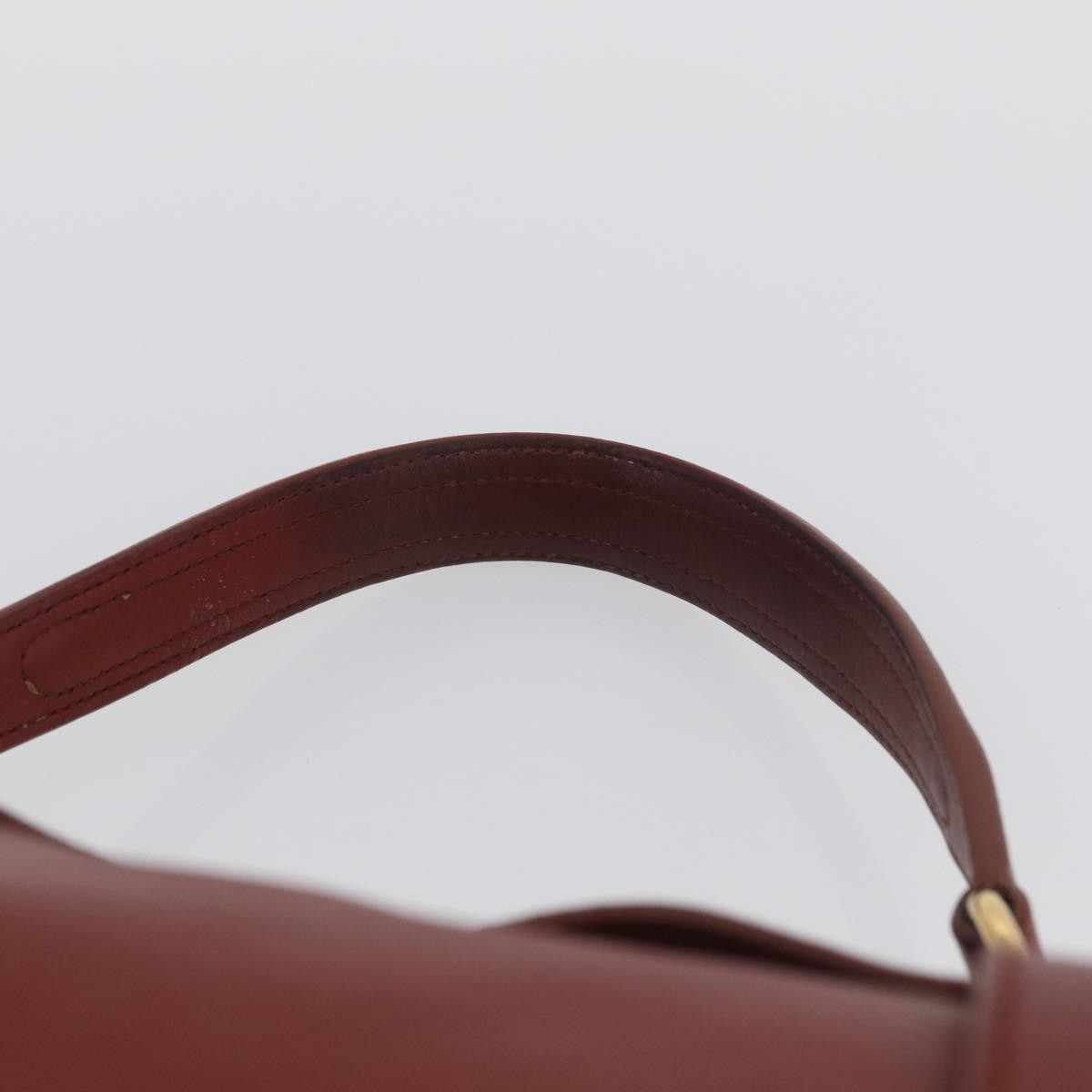 Saint Laurent Muse Two Leather Red Leather Handbag (Pre-Owned)