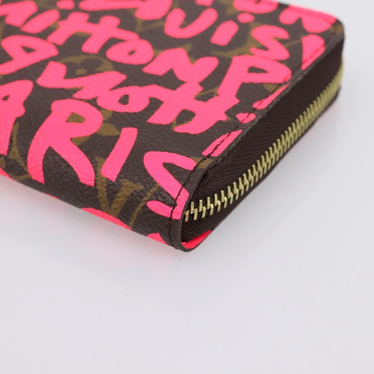 Louis Vuitton Zippy Limited Edition Monogram Graffiti Brown Canvas Wallets Accessory (Pre-Owned)