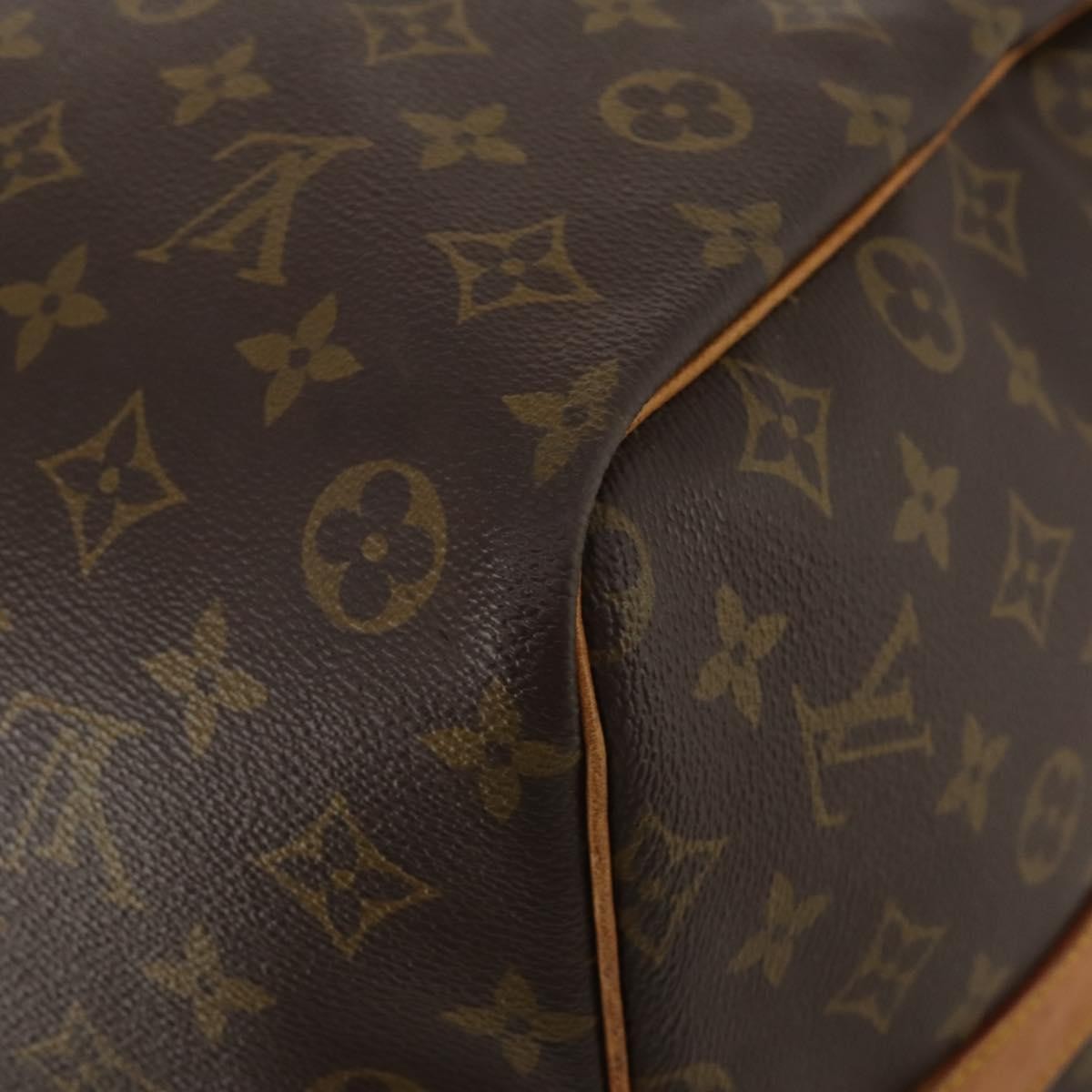 Louis Vuitton Keepall Bandoulière Monogram Brown Canvas Travel Bag Bag (Pre-Owned)