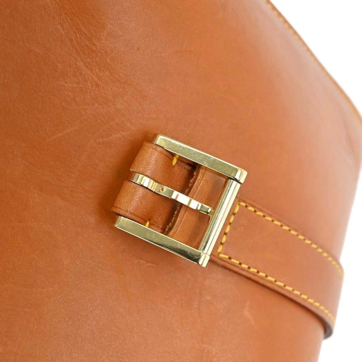 Louis Vuitton Nubie Weekender Nomade Leather Brown Leather Travel Bag Bag (Pre-Owned)