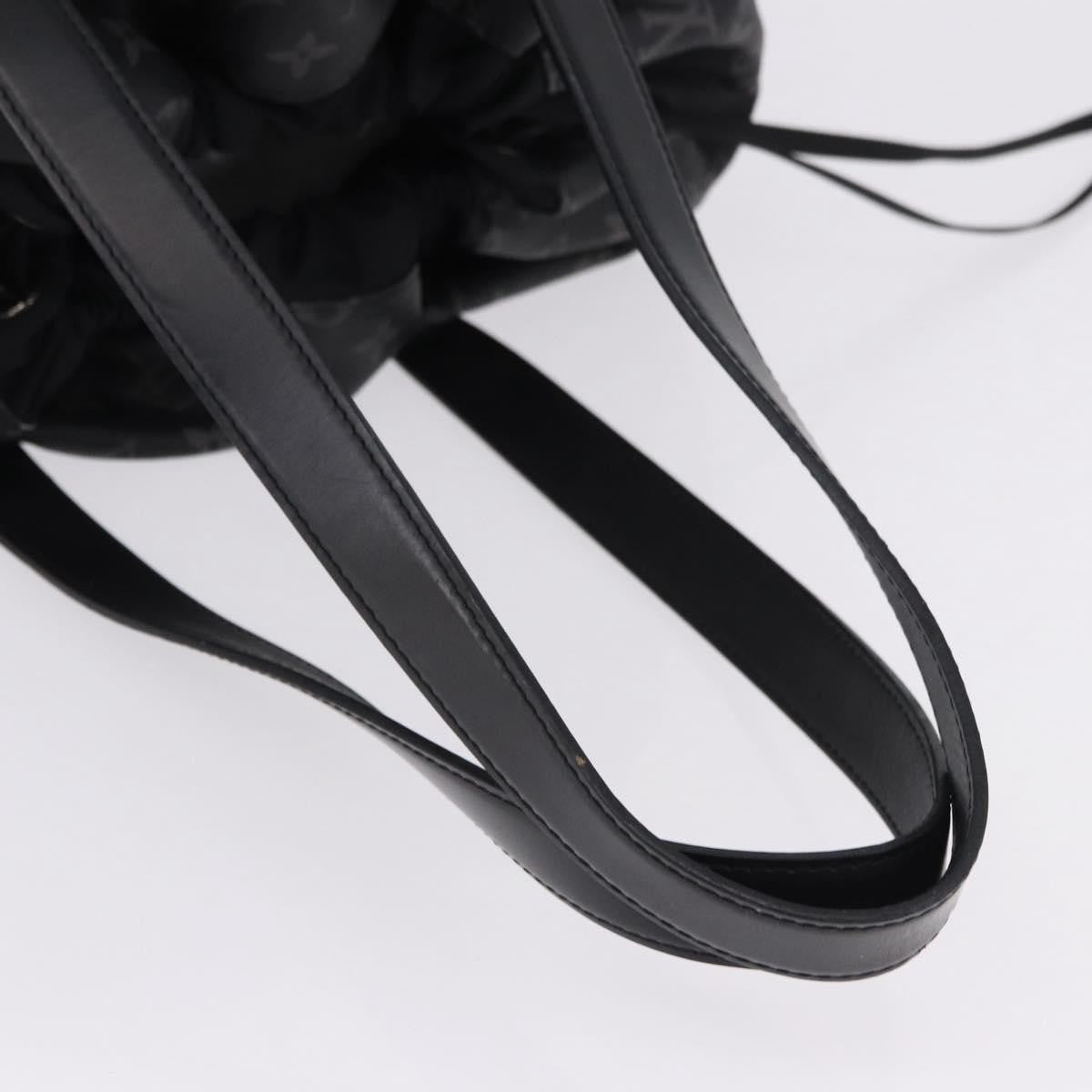Louis Vuitton Cabas Light Drawstring Monogram Eclipse Canvas Black Canvas Tote Bag Bag (Pre-Owned)