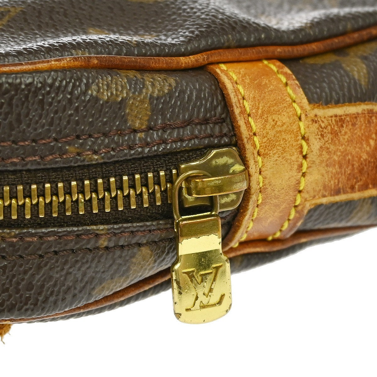 Louis Vuitton Pochette Marly Bandouliere Monogram Canvas Brown Canvas Shoulder Bag Bag (Pre-Owned)