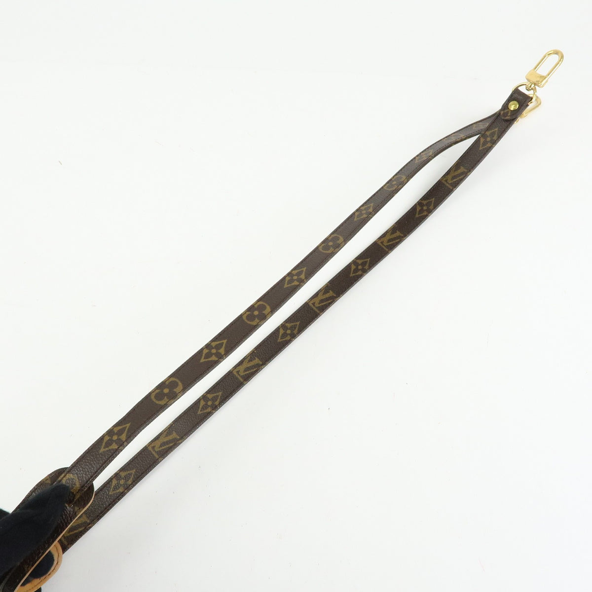 Louis Vuitton Shoulder Strap Monogram Canvas Brown Canvas Straps Accessory (Pre-Owned)