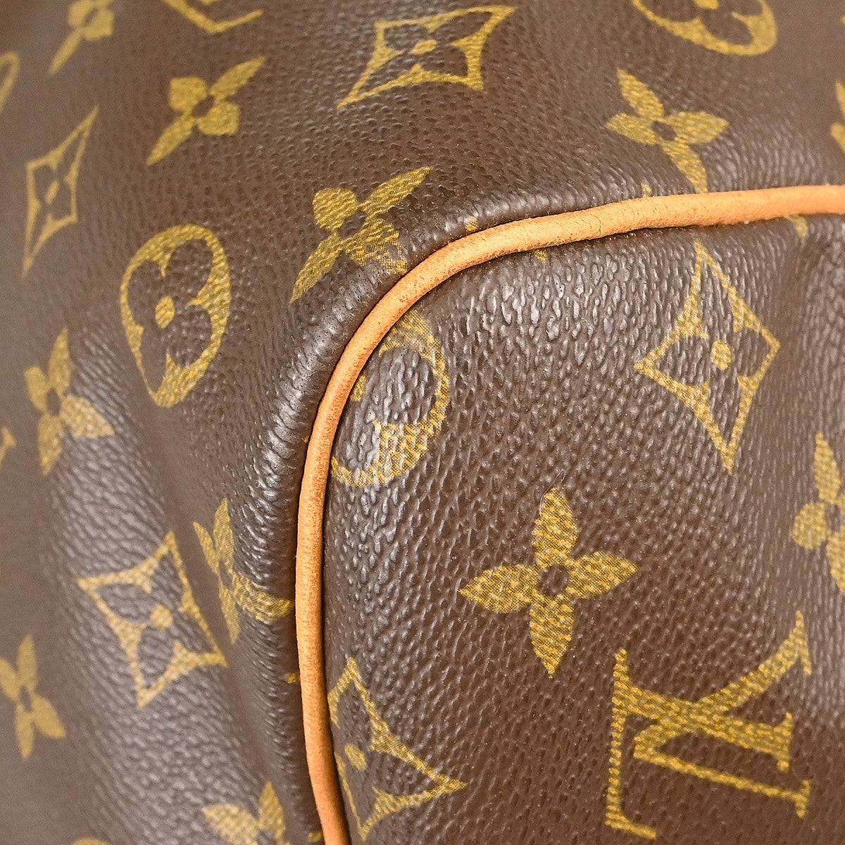 Louis Vuitton Keepall Bandouliere Monogram Canvas Brown Canvas Travel Bag Bag (Pre-Owned)