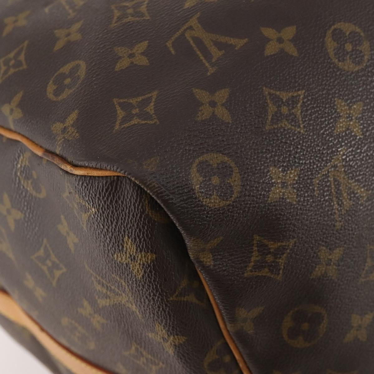 Louis Vuitton Keepall Bandouliere Monogram Canvas Brown Canvas Travel Bag Bag (Pre-Owned)