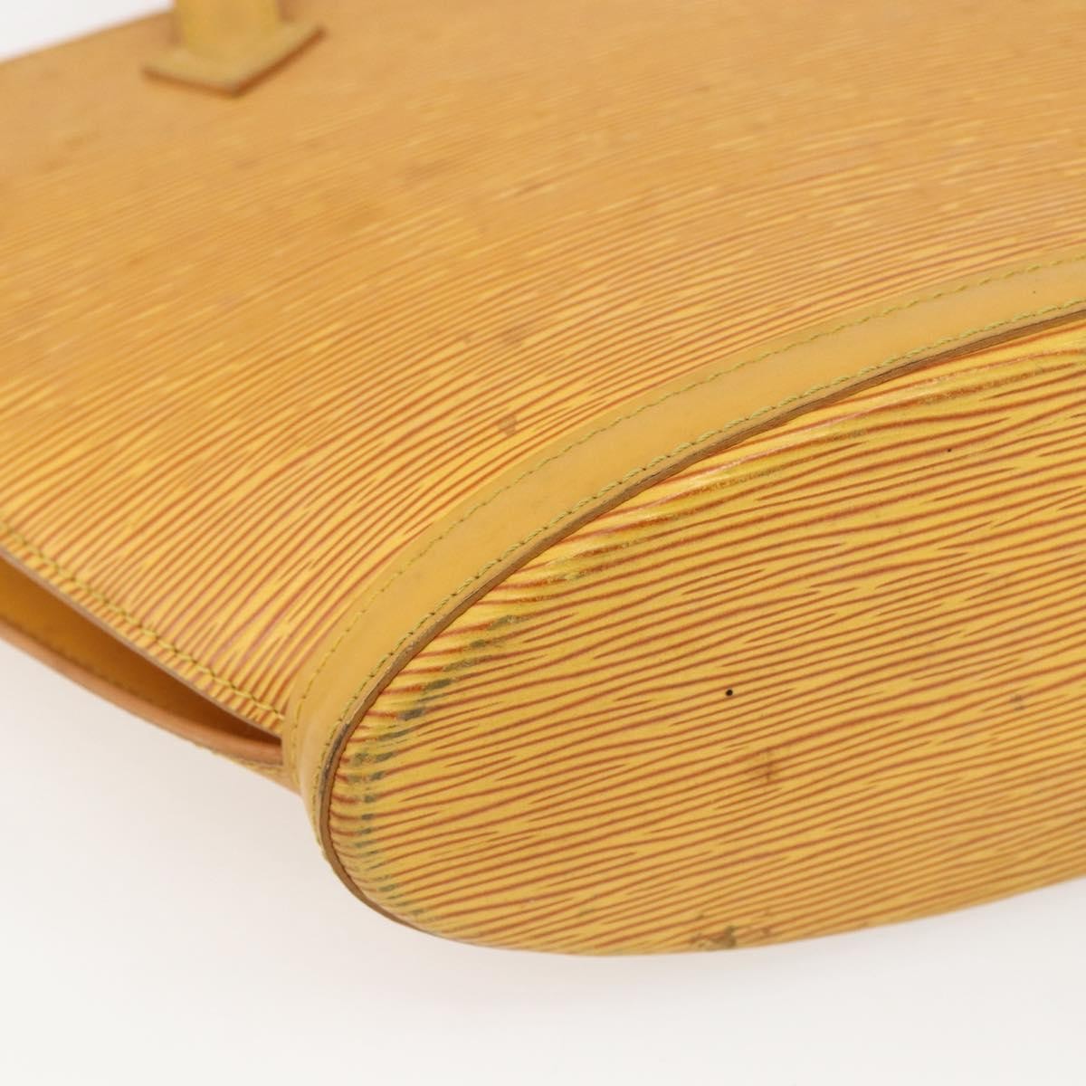 Louis Vuitton Saint Jacques Epi Leather Yellow Leather Handbag (Pre-Owned)