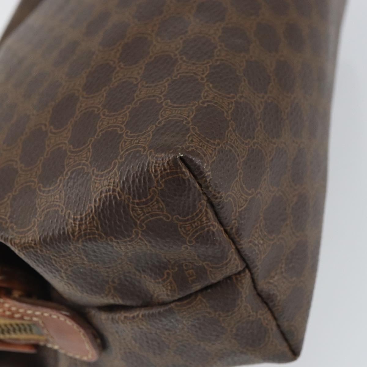 Celine Macadam Pochette Canvas And Leather Brown Canvas Clutche & Pouche Bag (Pre-Owned)