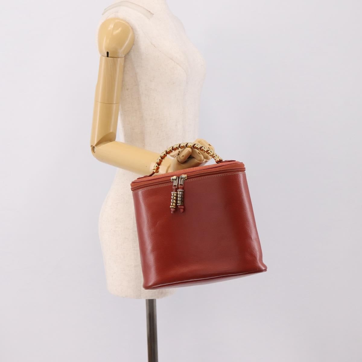 Loewe Velazquez Tote Leather Orange Leather Handbag (Pre-Owned)