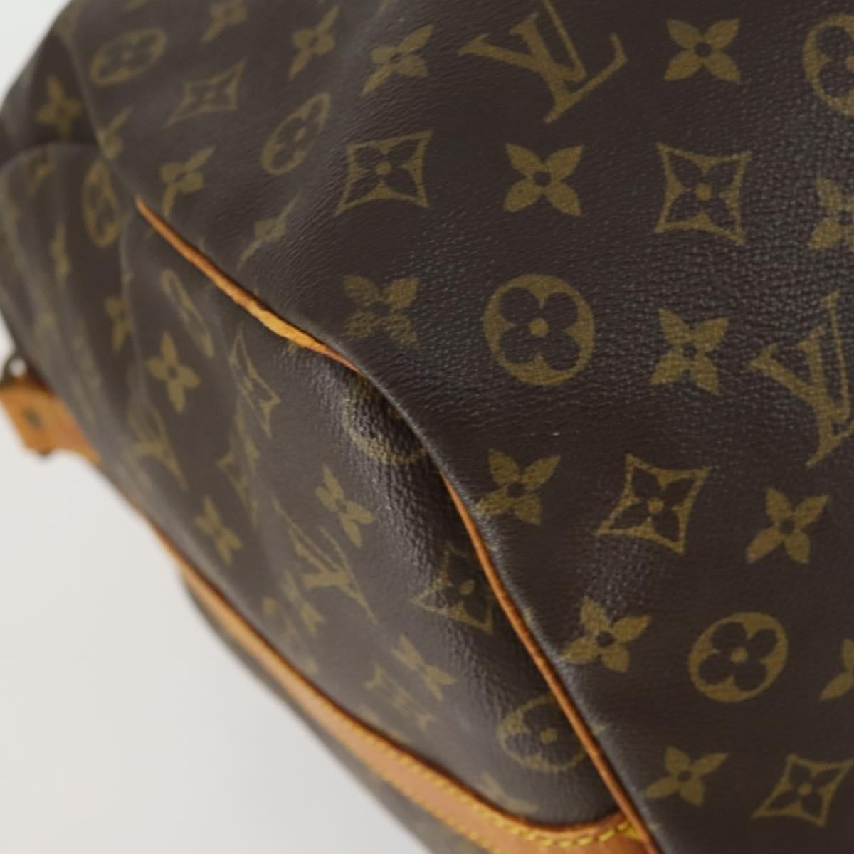 Louis Vuitton Keepall Bandouliere Monogram Canvas Brown Canvas Travel Bag Bag (Pre-Owned)