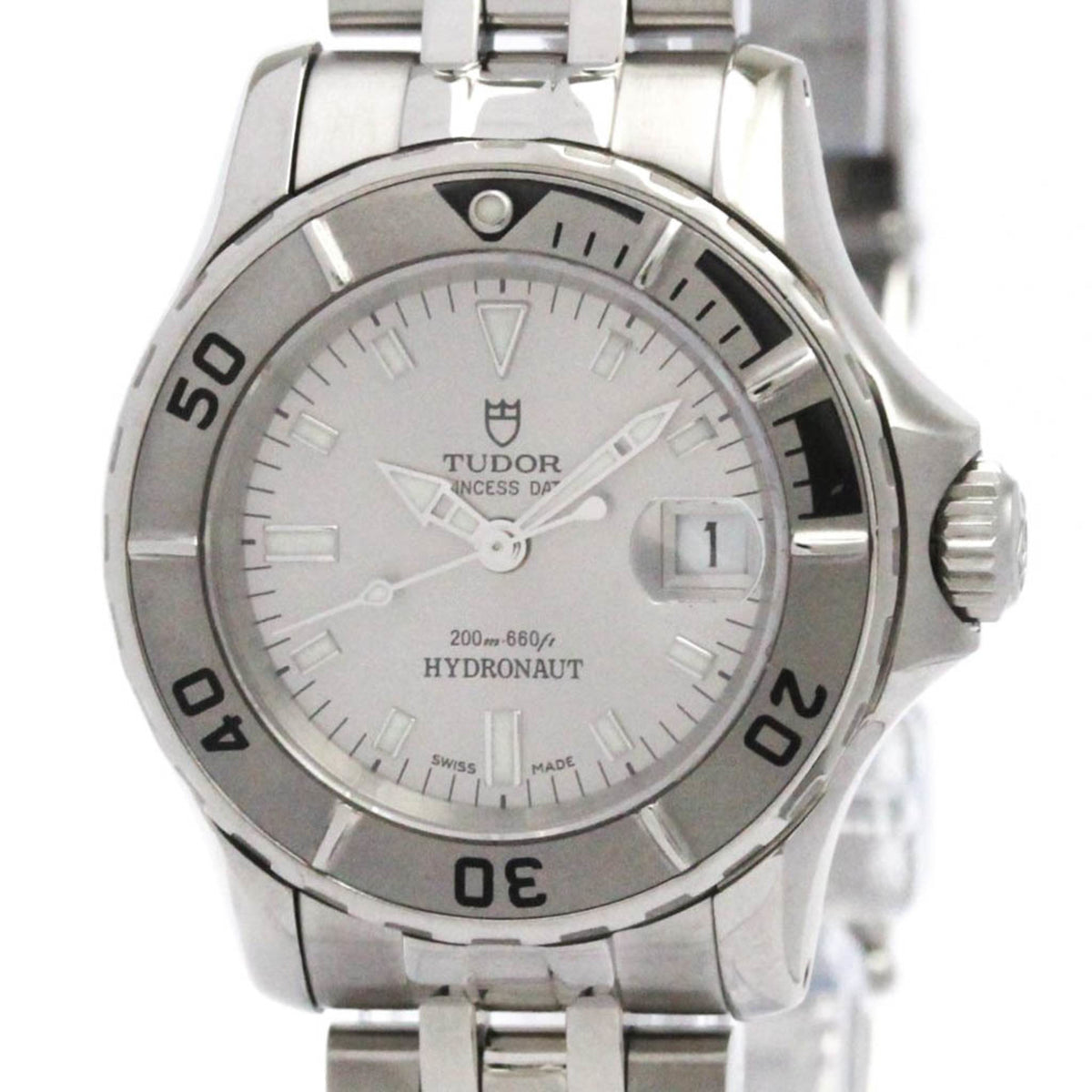 Tudor Hydronaut Ii Date Automatic Stainless Steel Watch (Pre-Owned)
