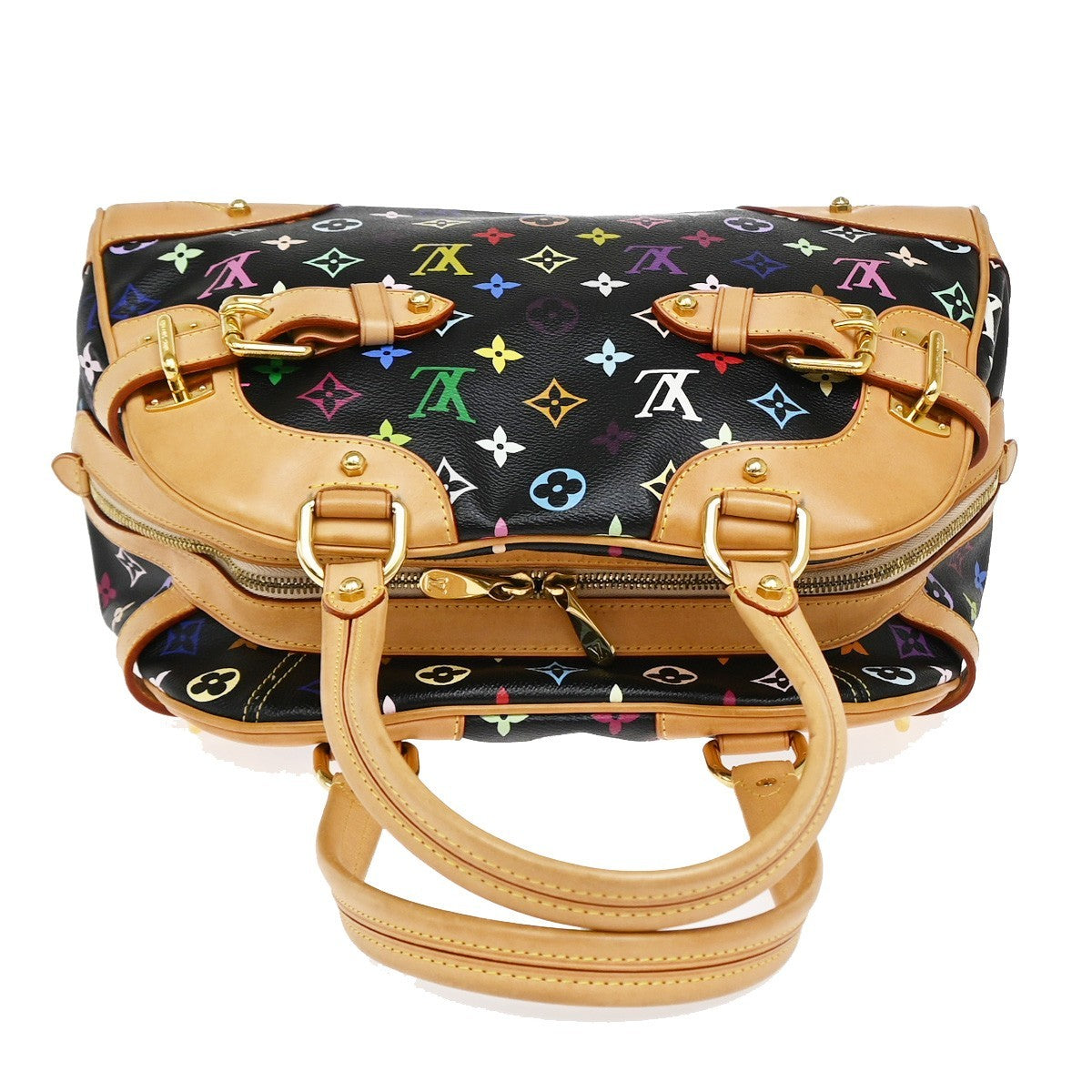 Louis Vuitton Claudia Monogram Multicolor Multicolour Canvas Handbag (Pre-Owned)