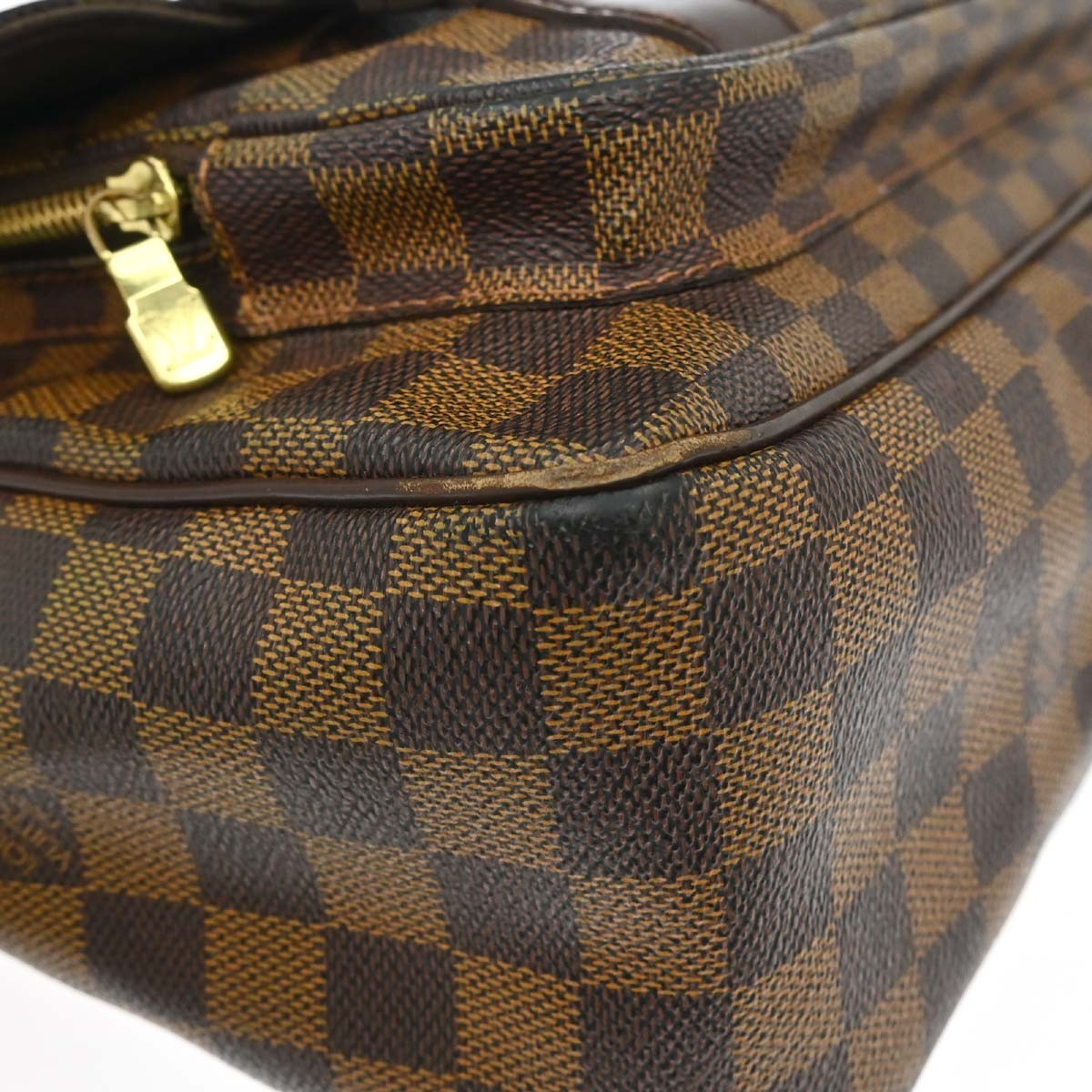 Louis Vuitton Melville Messenger Damier Ebene Brown Canvas Shoulder Bag Bag (Pre-Owned)