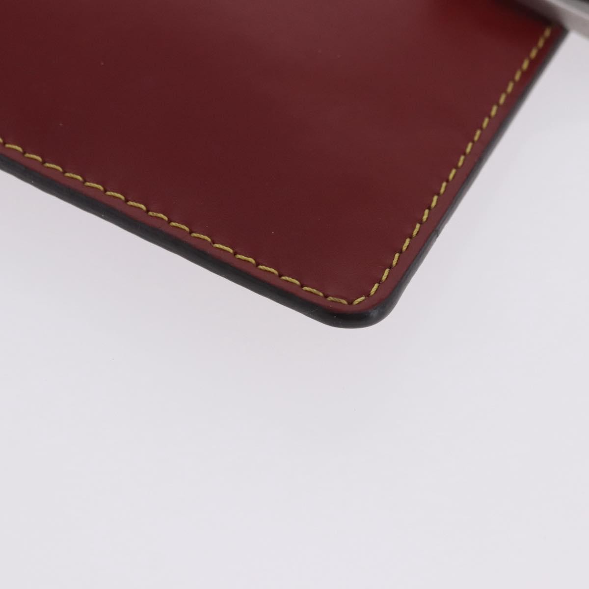 Louis Vuitton Neverfull Leather Red Leather Clutche & Pouche Bag (Pre-Owned)