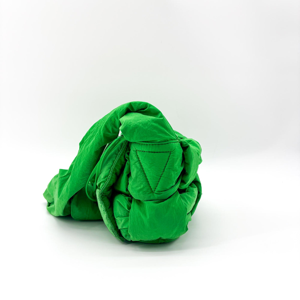 Bottega Veneta Padded Tech Cassette Intrecciato Nylon Green Nylon Crossbody Bag Bag (Pre-Owned)