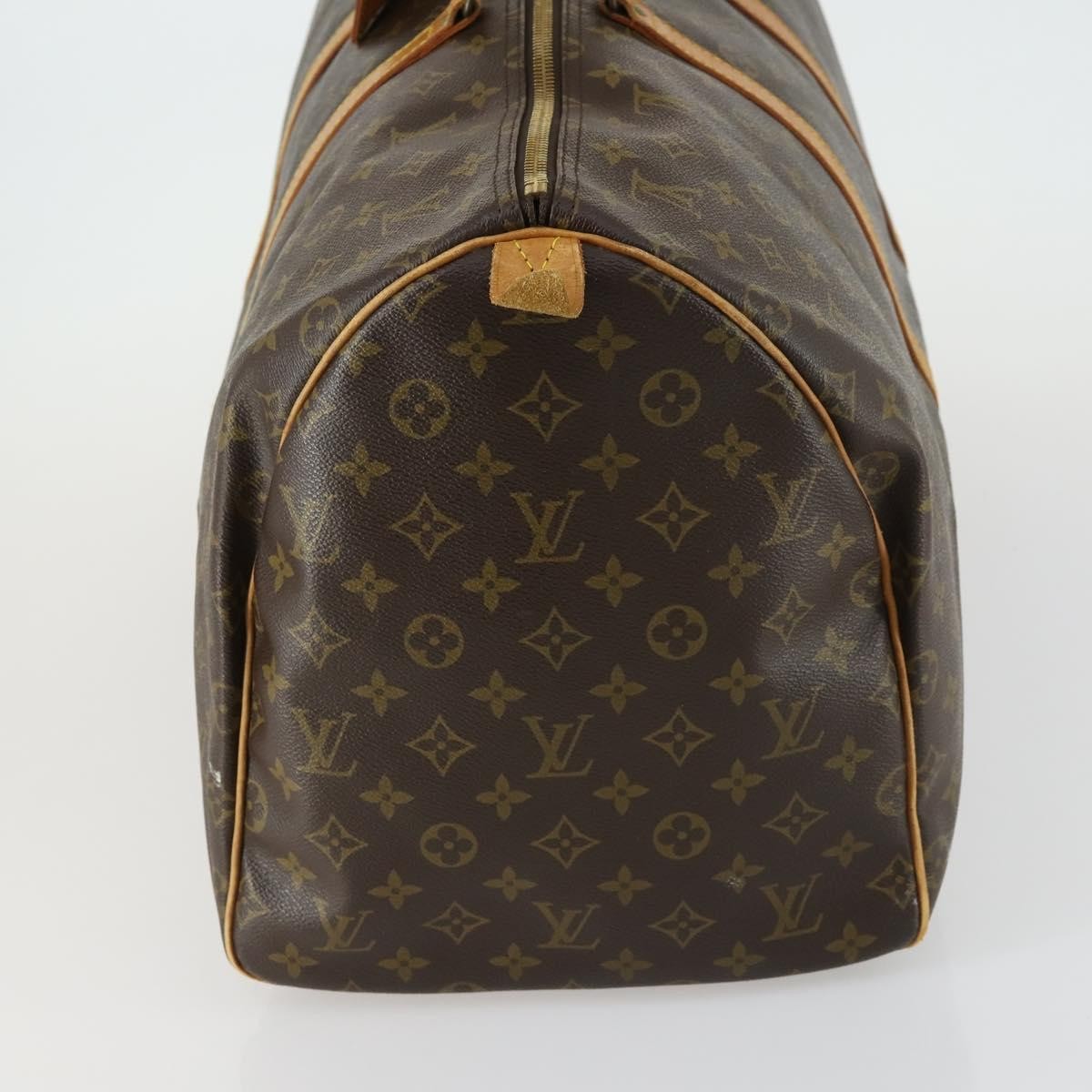 Louis Vuitton Keepall Monogram Canvas Brown Canvas Travel Bag Bag (Pre-Owned)