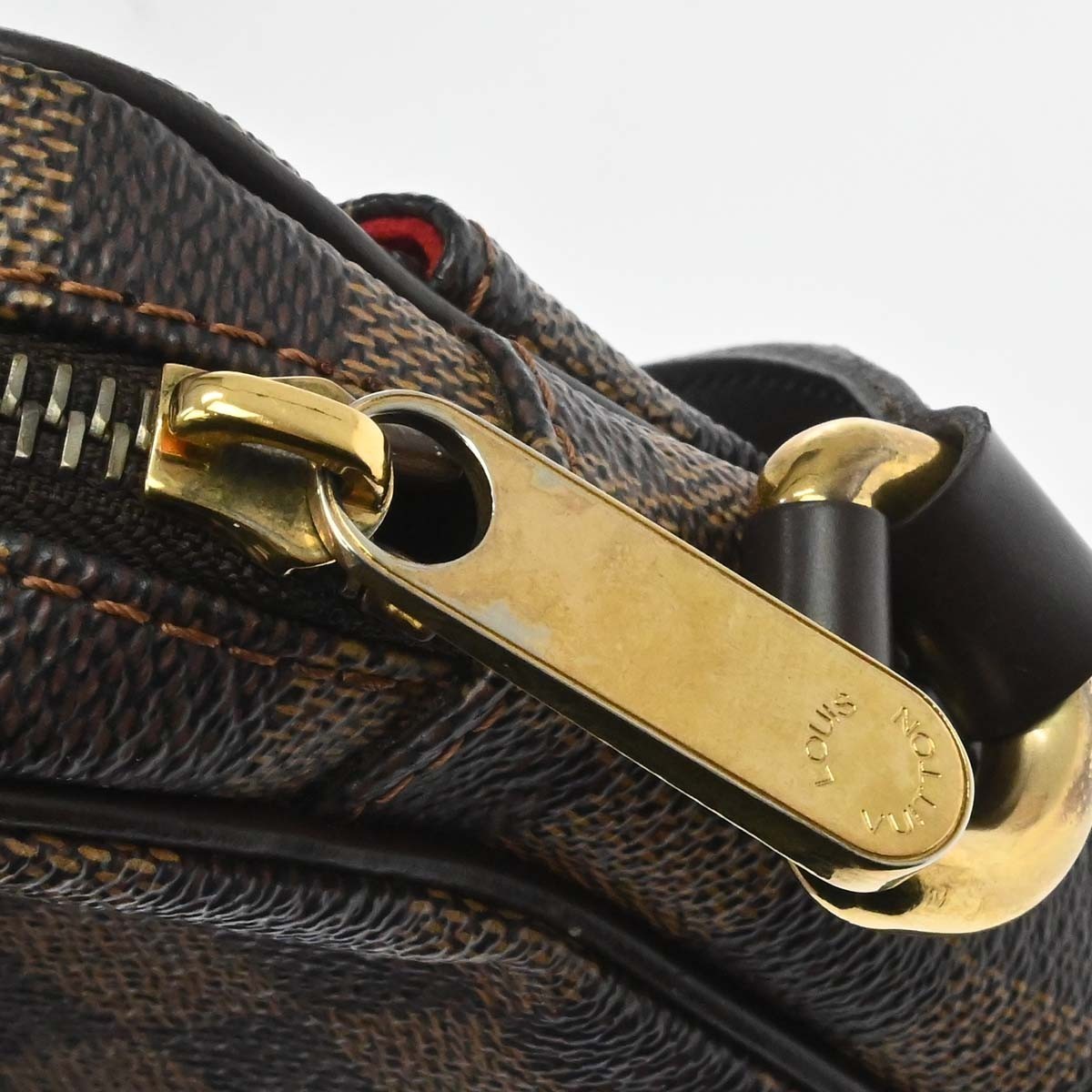 Louis Vuitton Rift Damier Brown Canvas Handbag (Pre-Owned)