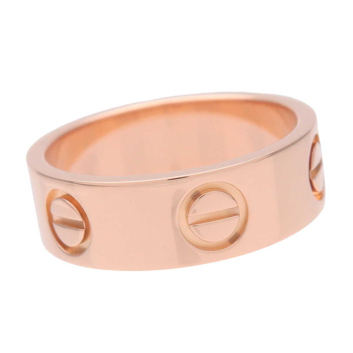 Cartier Love Band 18K Rose Gold Gold Rose_Gold Ring Jewelry (Pre-Owned)