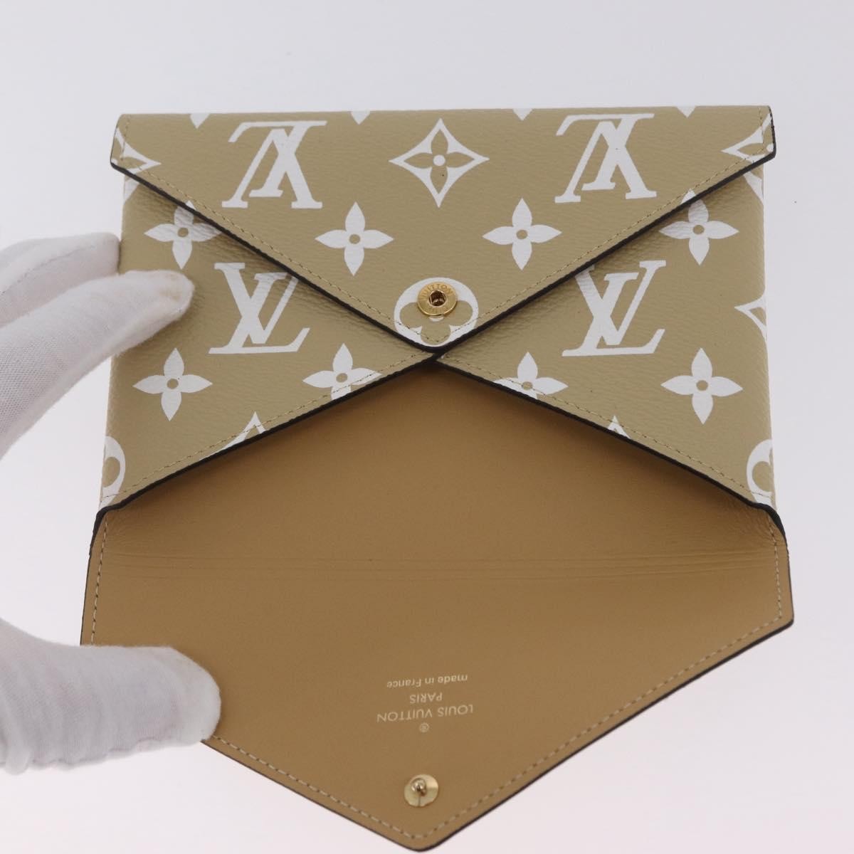 Louis Vuitton Kirigami Pochette Limited Edition Colored Monogram Giant Beige Canvas Clutche & Pouche Bag (Pre-Owned)