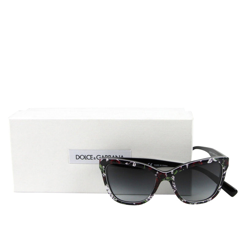 Dolce & Gabbana Kids Cat eye Red Rose Flower Print Sunglasses DG 4237 3019/8G