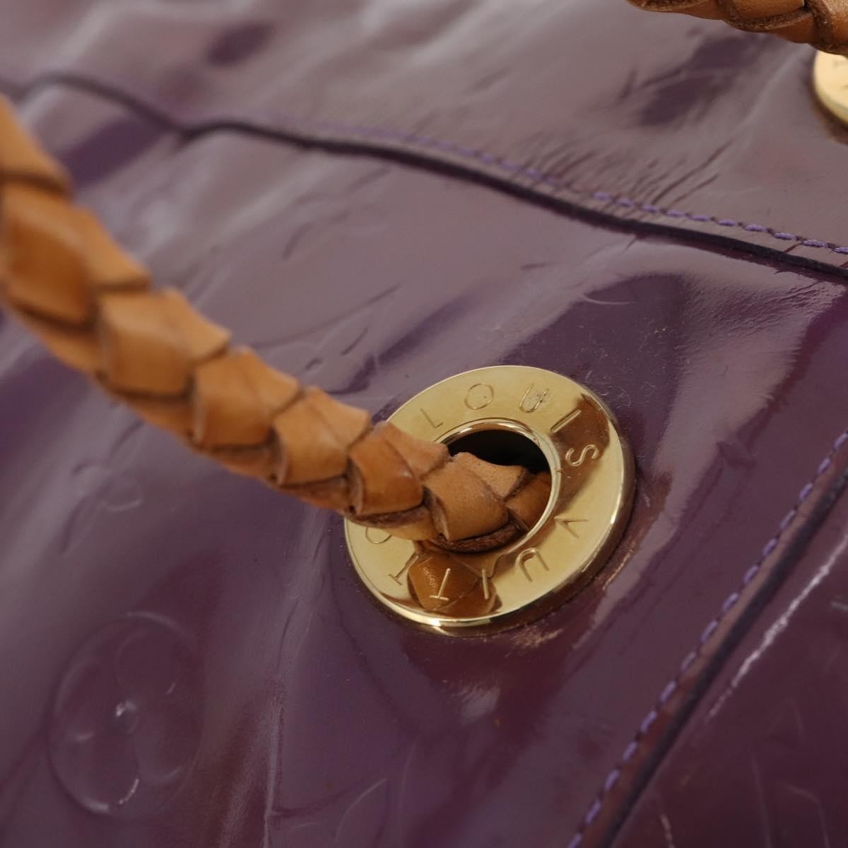 Louis Vuitton Morton Patent Leather Purple Patent_Leather Shoulder Bag Bag (Pre-Owned)