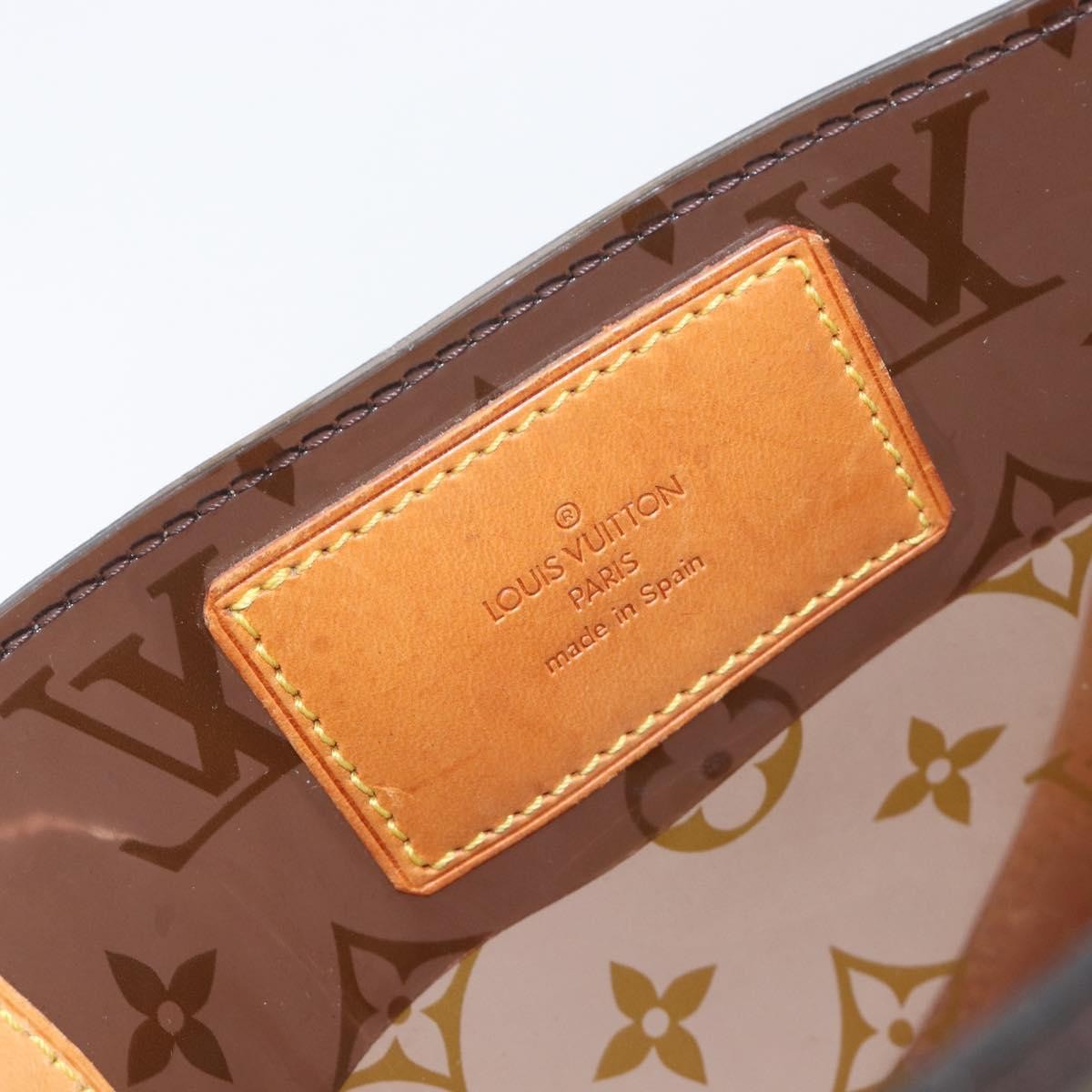 Louis Vuitton Sac Ambre Monogram Vinyl Brown Plastic Handbag (Pre-Owned)