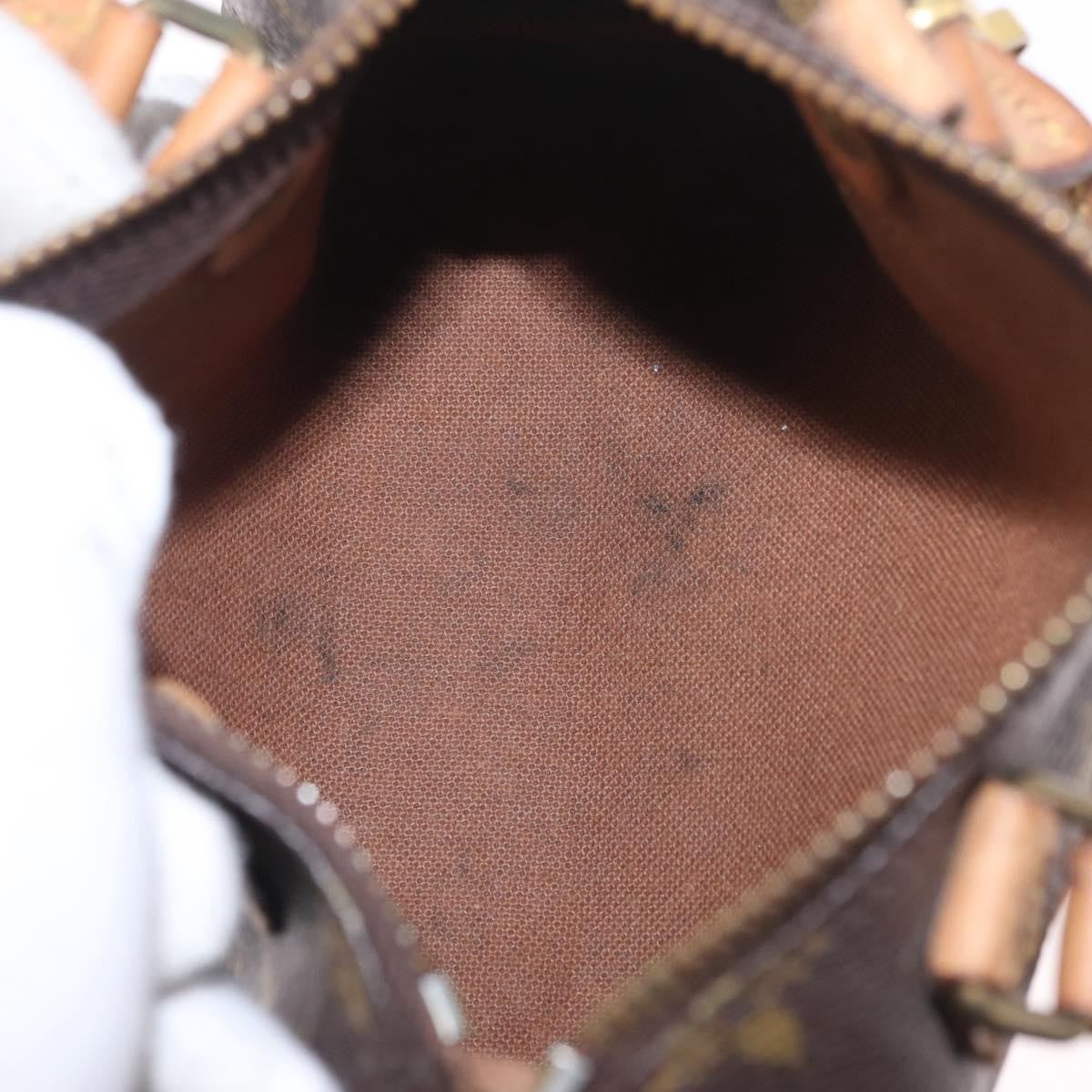 Louis Vuitton Speedy Mini Hl Monogram Canvas Brown Canvas Handbag (Pre-Owned)