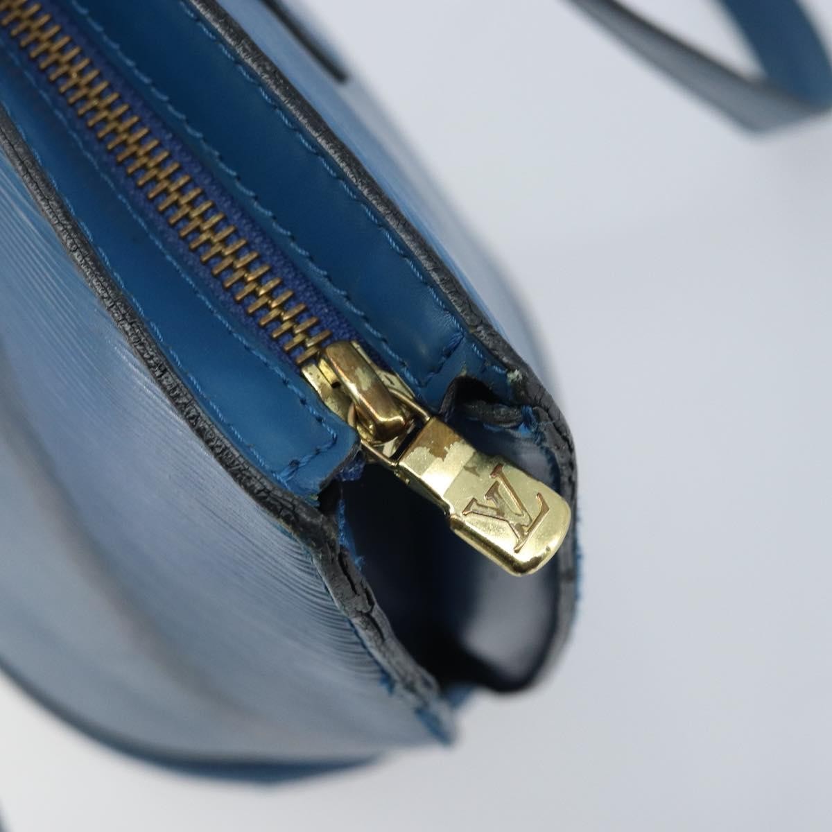 Louis Vuitton Saint Jacques Epi Leather Blue Leather Shoulder Bag Bag (Pre-Owned)