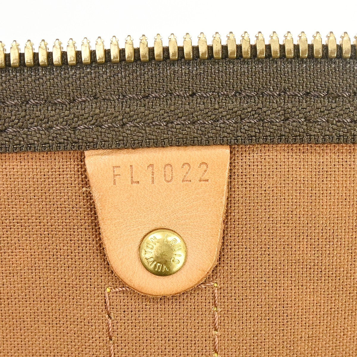 Louis Vuitton Keepall Monogram Canvas Brown Canvas Travel Bag Bag (Pre-Owned)