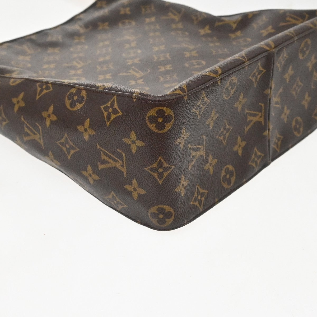 Louis Vuitton Looping Monogram Canvas Brown Canvas Handbag (Pre-Owned)
