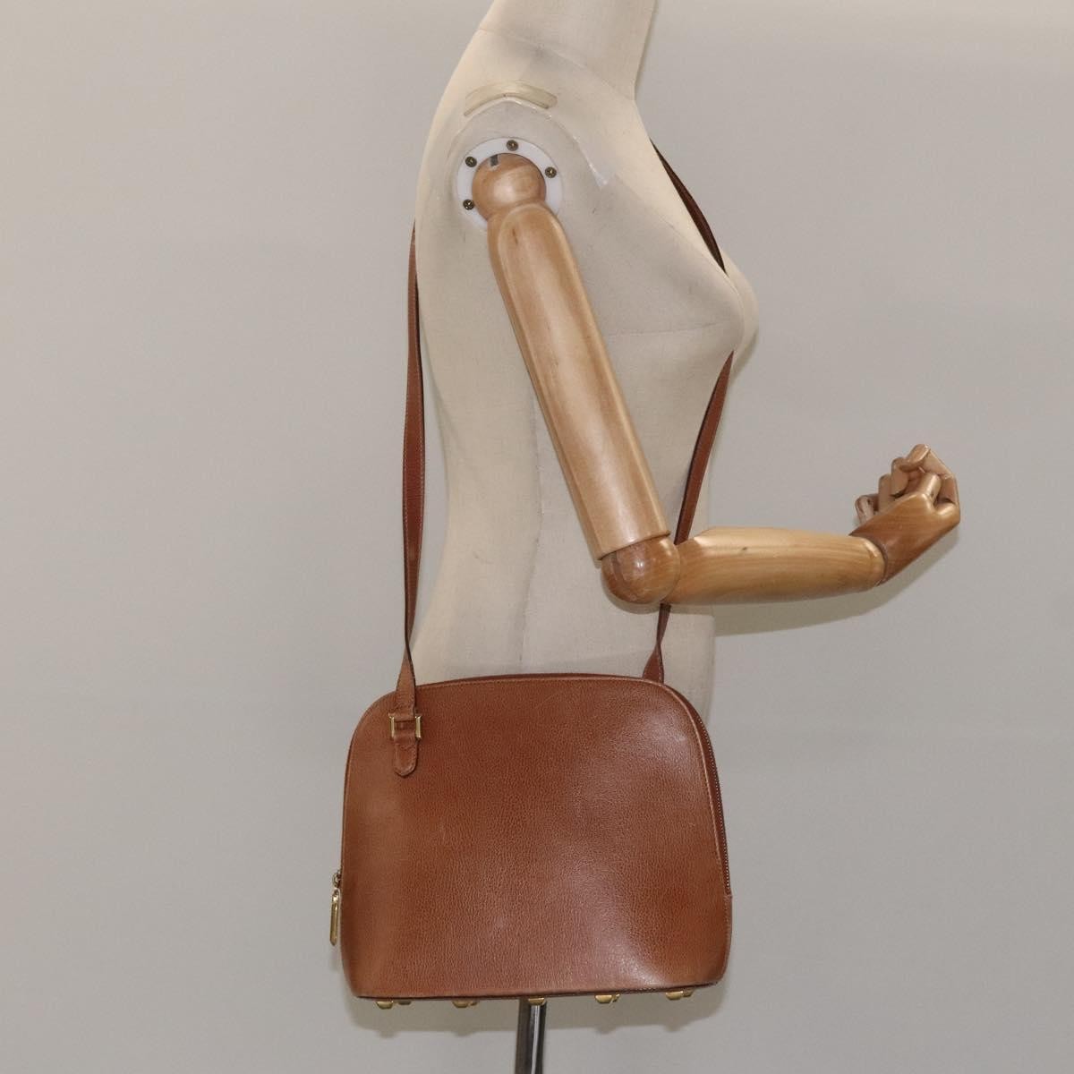 Salvatore Ferragamo Vintage Leather Brown Leather Shoulder Bag Bag (Pre-Owned)