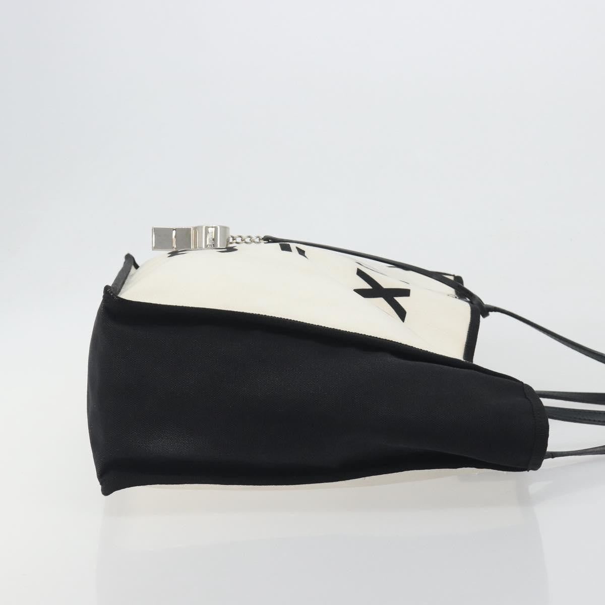 Chanel Let's Demonstrate Canvas Beige Canvas Tote Bag Bag (Pre-Owned)
