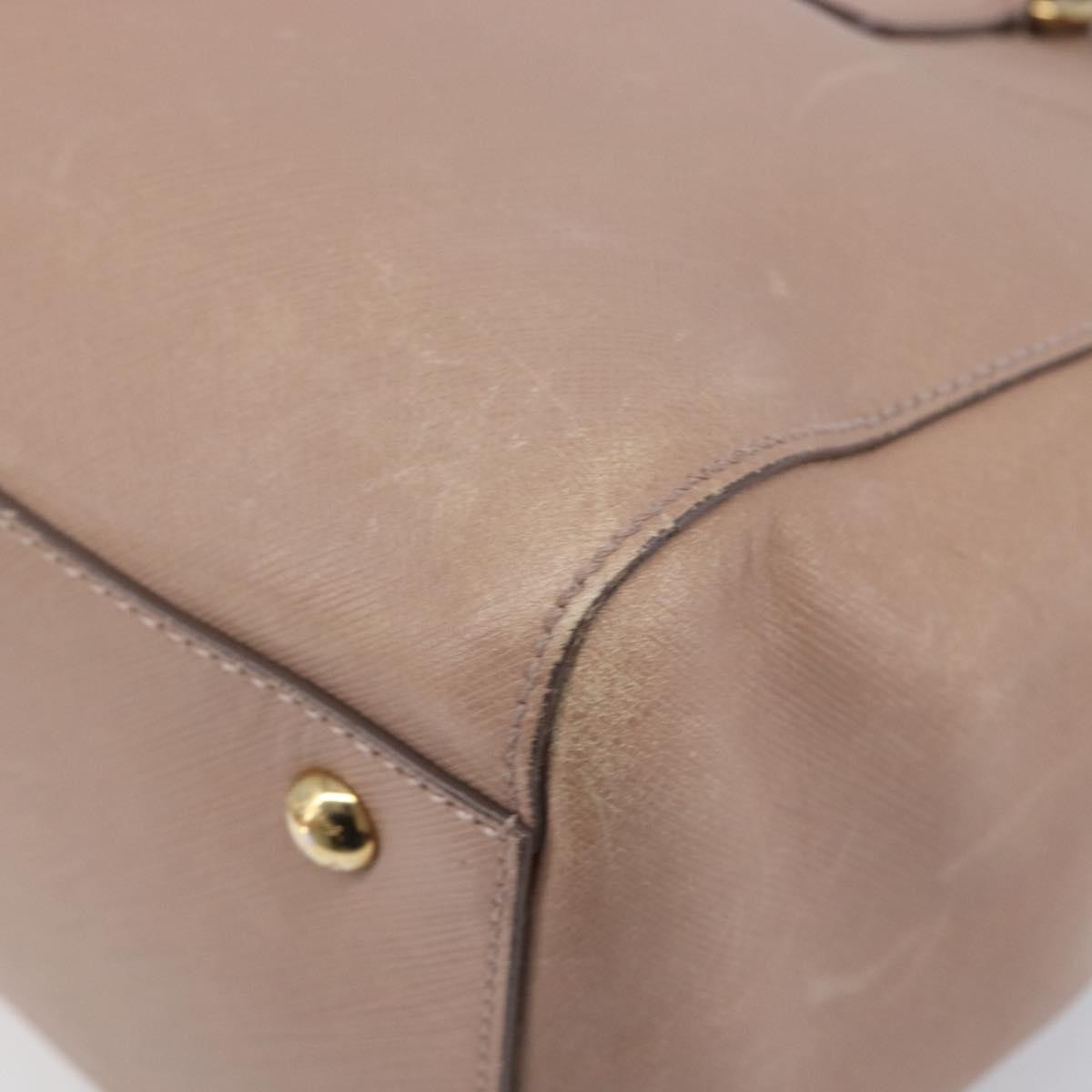 Salvatore Ferragamo Batik Leather Beige Leather Tote Bag Bag (Pre-Owned)