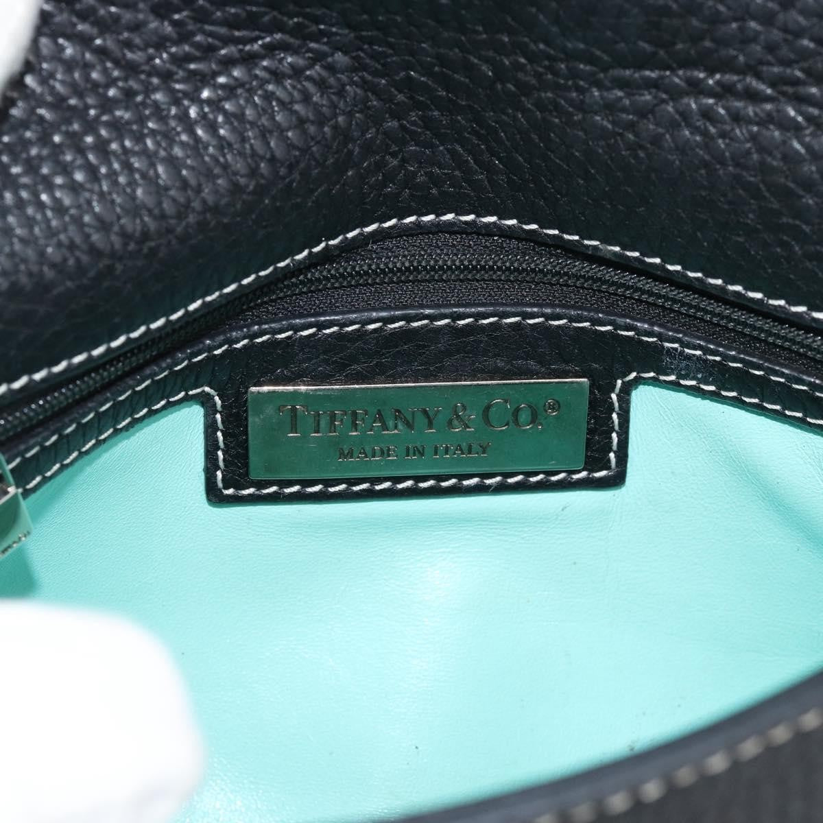 Tiffany & Co. Vintage Leather Black Leather Shoulder Bag Bag (Pre-Owned)