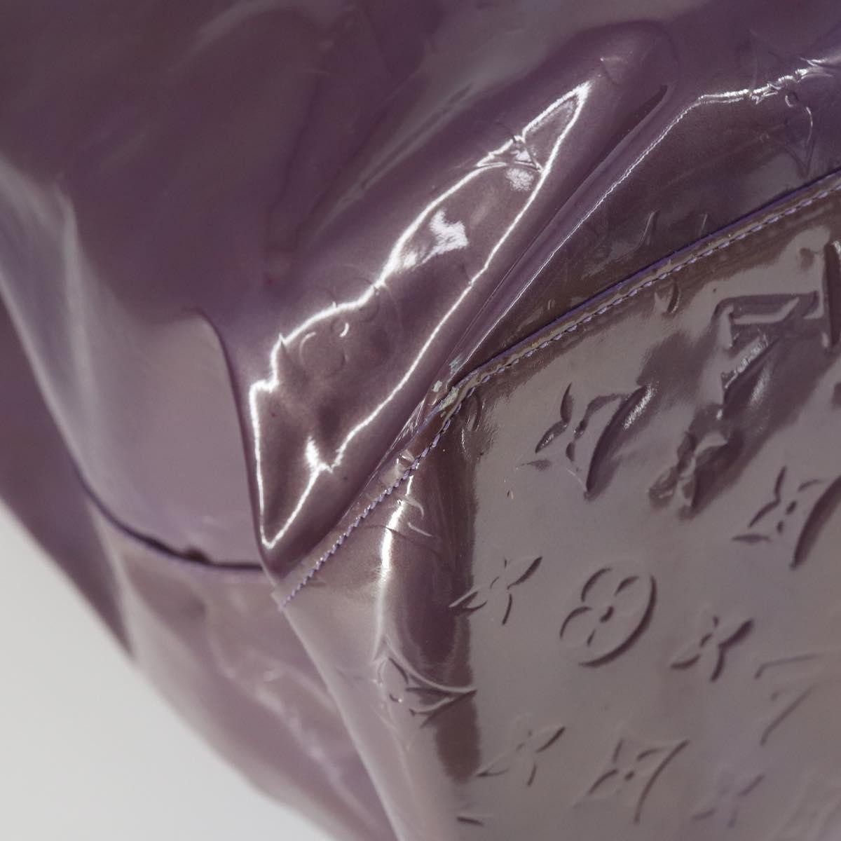 Louis Vuitton Reade Monogram Vernis Purple Patent_Leather Handbag (Pre-Owned)