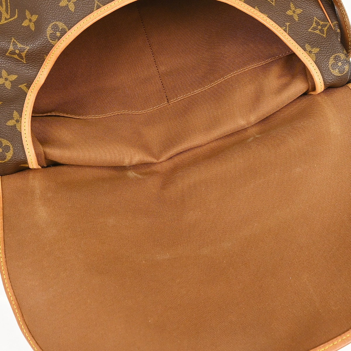 Louis Vuitton Saumur Monogram Canvas Brown Canvas Shoulder Bag Bag (Pre-Owned)